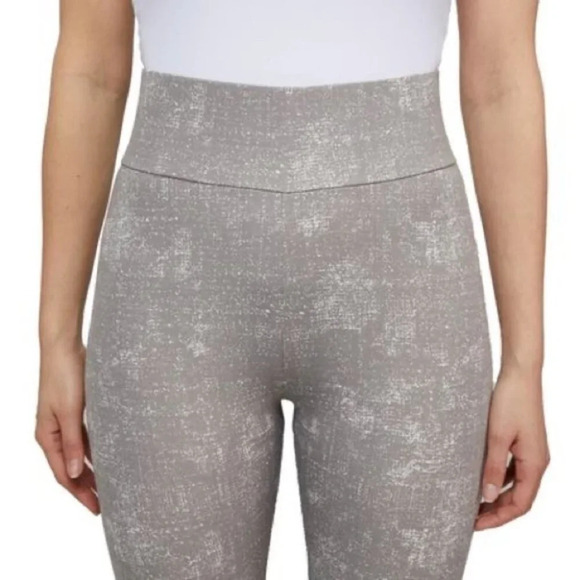 Mexx Women's Leggings Washed Tie Dye Ruched Grey High Rise Waist Size XS - Picture 5 of 14